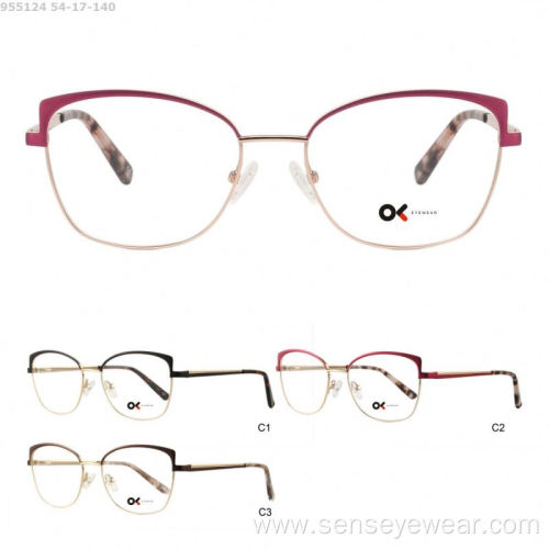 Ladies Designer Metal Optical Frames Eyewear